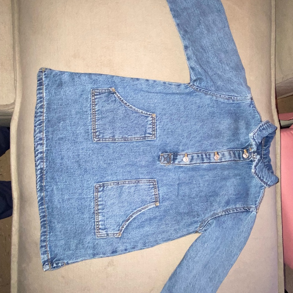 Toddler Jean dress . Size 3-4(4t)